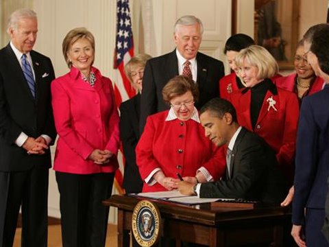 The Lilly Ledbetter Fair Pay Act of 2009 is a landmark federal statute in the United States that was the first bill signed into law by U.S. President Barack Obama on January 29, 2009.