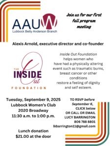 Program Meeting with Alexis Arnold, The Inside Out Foundation