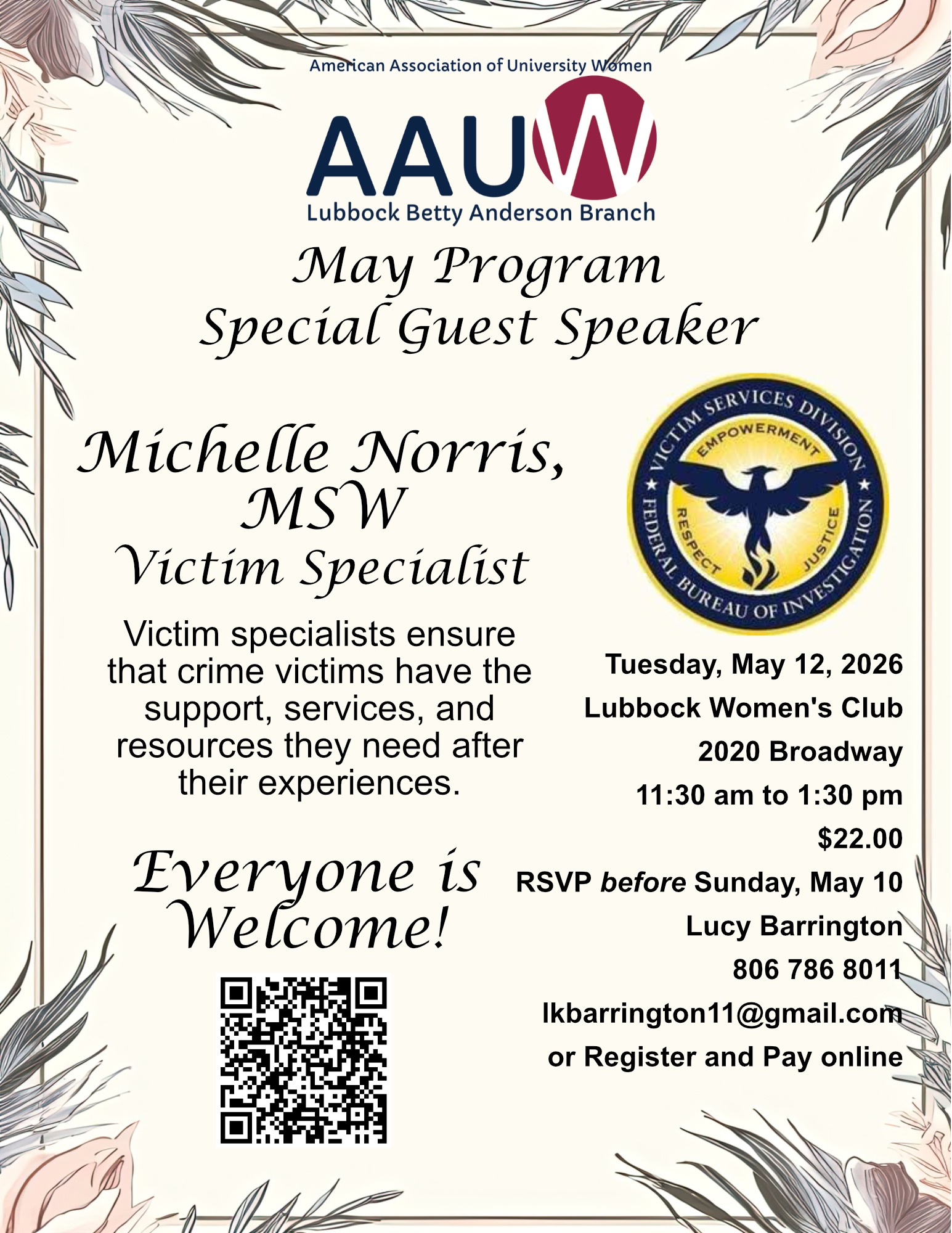 May Program Lunch
