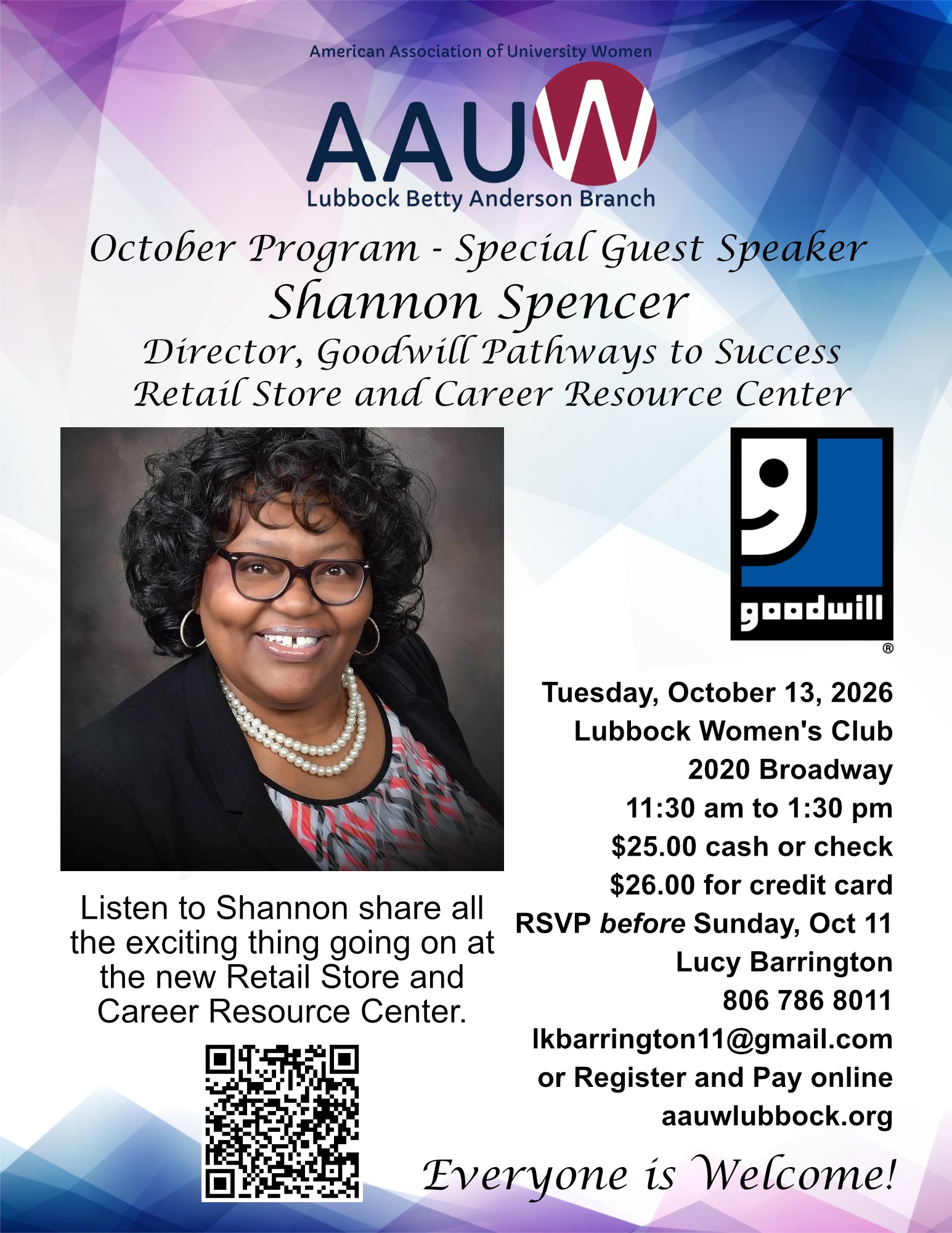 October Program Lunch