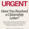 Have you received a citizenship letter?